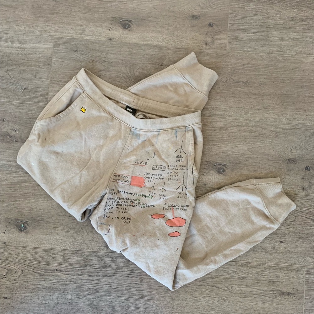 Uniqlo x Jean-Michel Basquiat SPRZ nyc sweat pants